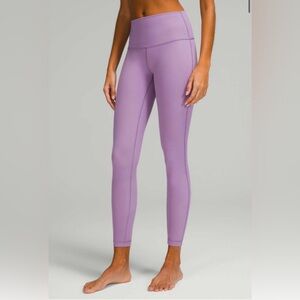 Lululemon Wunder Under High-Rise Tight 28” Luxtreme Wisteria Purple Sz 10